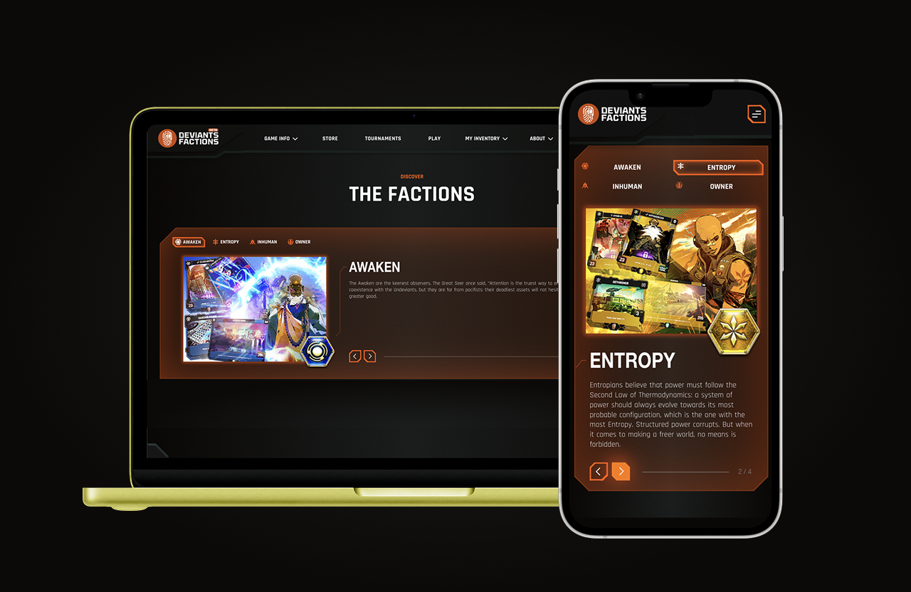 Deviants' Factions screenshot